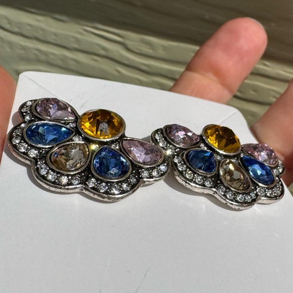 Jewelmint Peacock Earrings - Picture 5 of 10